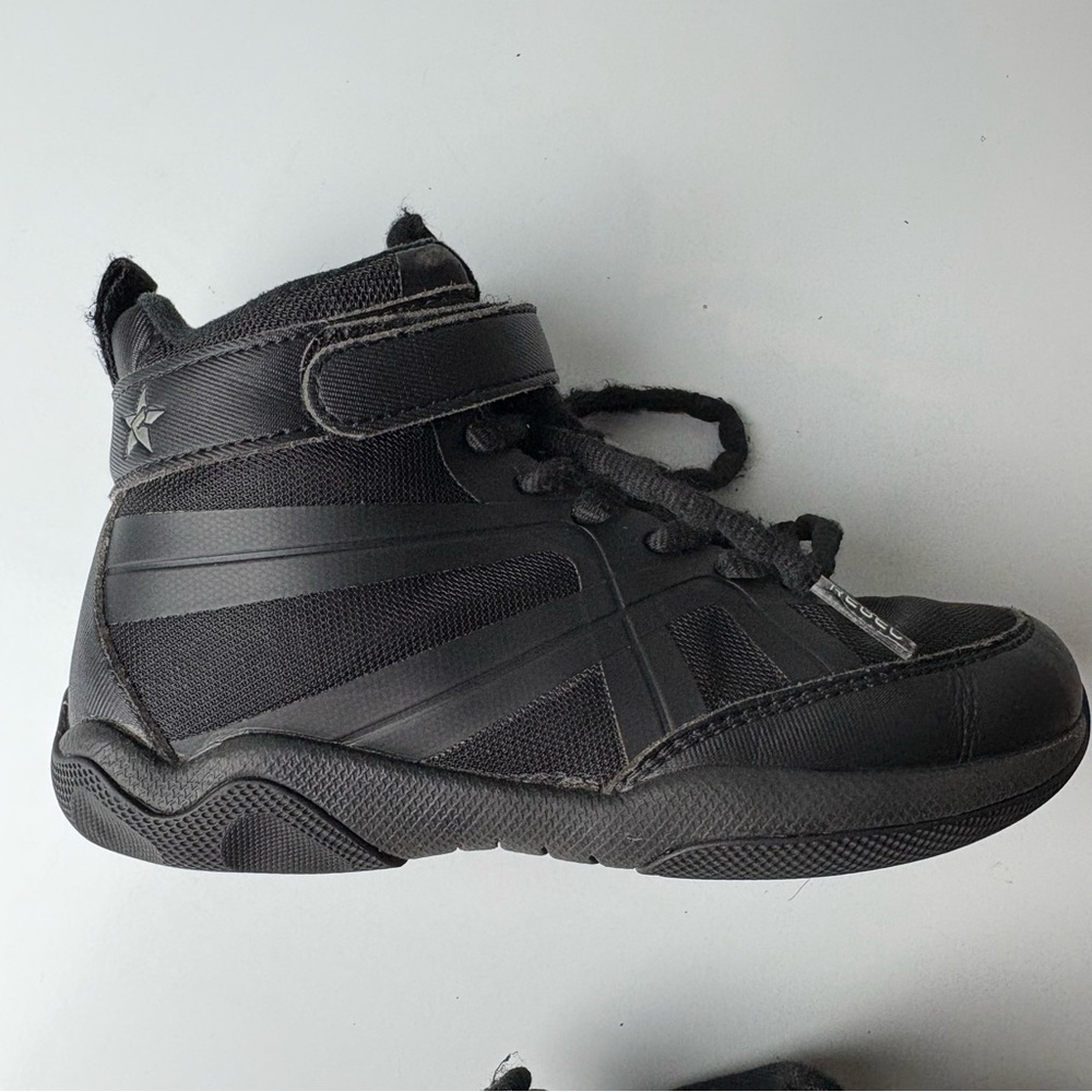 Rebel Renegade blackout high-top performance cheer shoes and bag size youth 13 - Picture 7 of 16